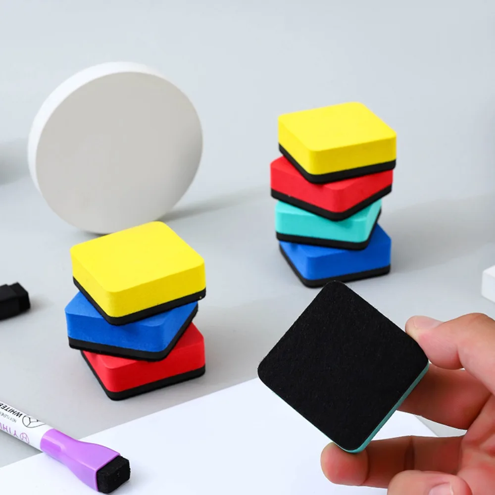 2pcs EVA Felt Whiteboard Eraser Office Supplies Dual -color Magnetic Marker Cleaner Square Blackboard Wipe Meeting Room thumbnail 6