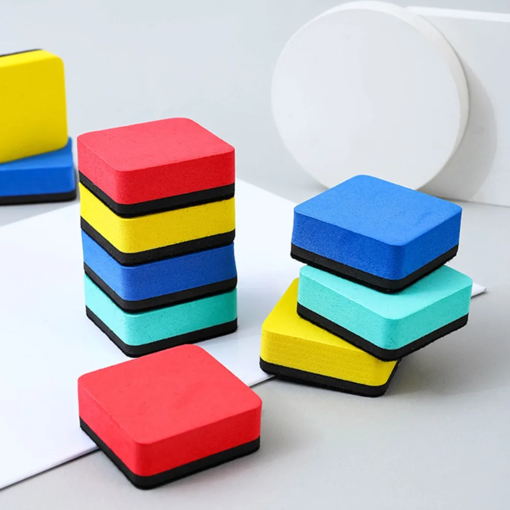 2pcs EVA Felt Whiteboard Eraser Office Supplies Dual -color Magnetic Marker Cleaner Square Blackboard Wipe Meeting Room thumbnail 3