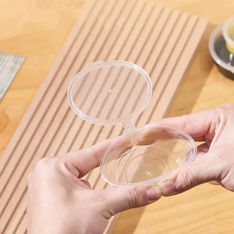 20/50/100PCS Disposable Sauce Cup with Lids Leak-Proof Packaging Containers Portable Salad Dressings Seasoning Takeaway Box thumbnail 3