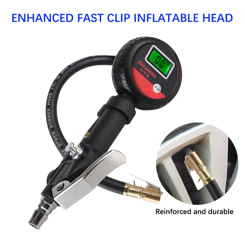 For Car Truck Vehicle Motorcycle Auto Tire Pressure Gauge LCD Digital Tyre Tester High Precision Monitor System Test Accessories thumbnail 5