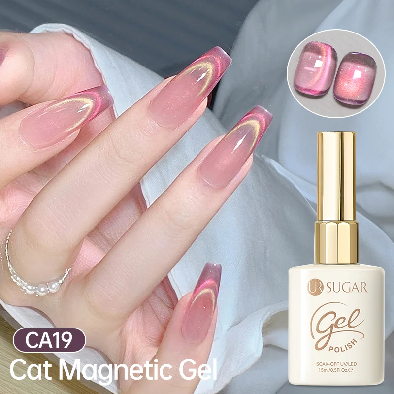 UR SUGAR 15ml Cat Magnetic Gel Nail Polish 30 Colors Semi Permanent Magnetic Gel UV/LED Soak Off Painting Vanrish Design thumbnail 2