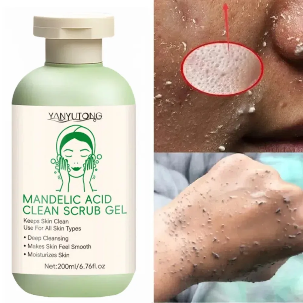 Exfoliating gel facial deep cleansing pore cleansing skin care whitening moisturizing repair facial scrub skin care thumbnail 4