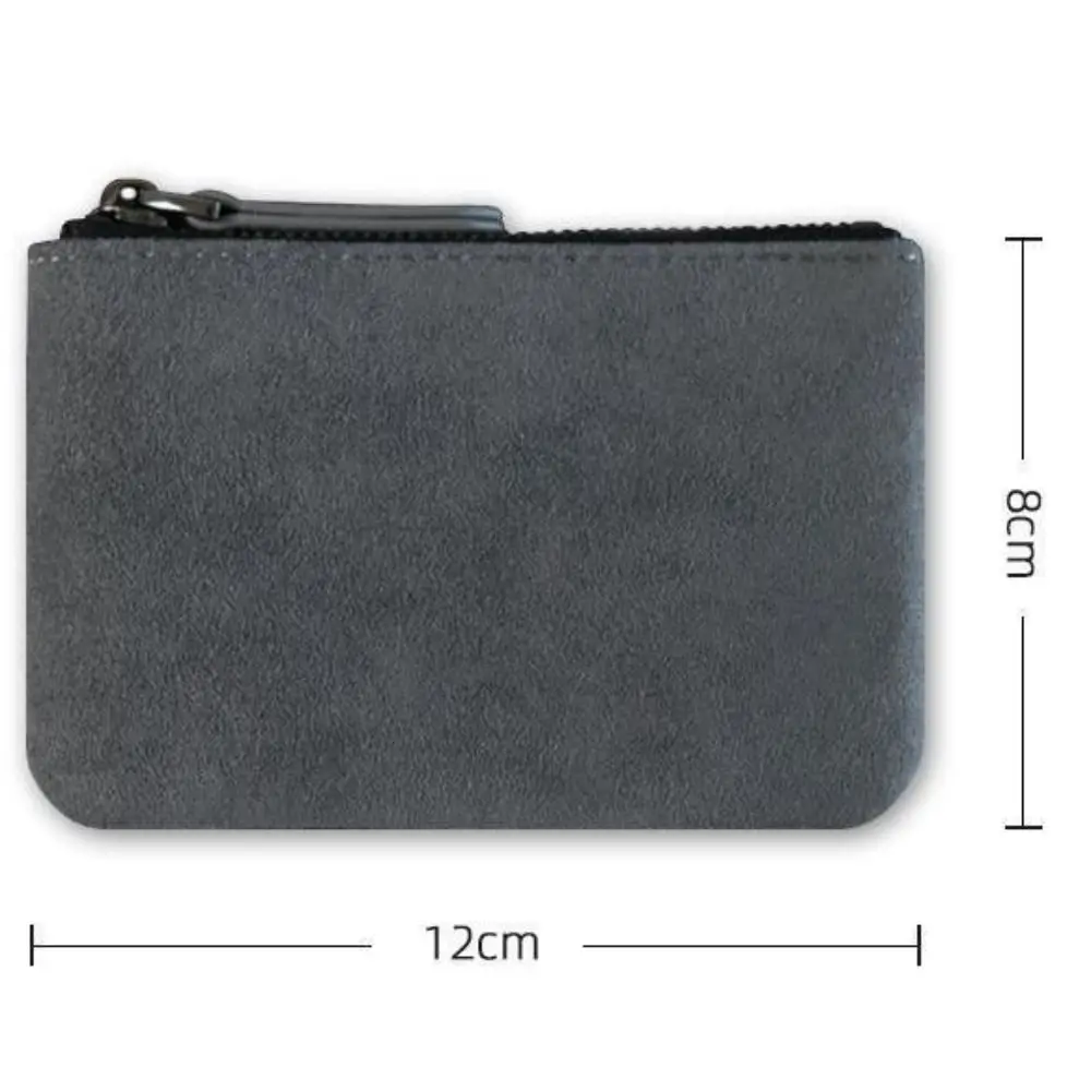 Fashion Mini PU Wallets Coin Purses Card Holder Money Bag Women Men Zipper Change Pouch thumbnail 6