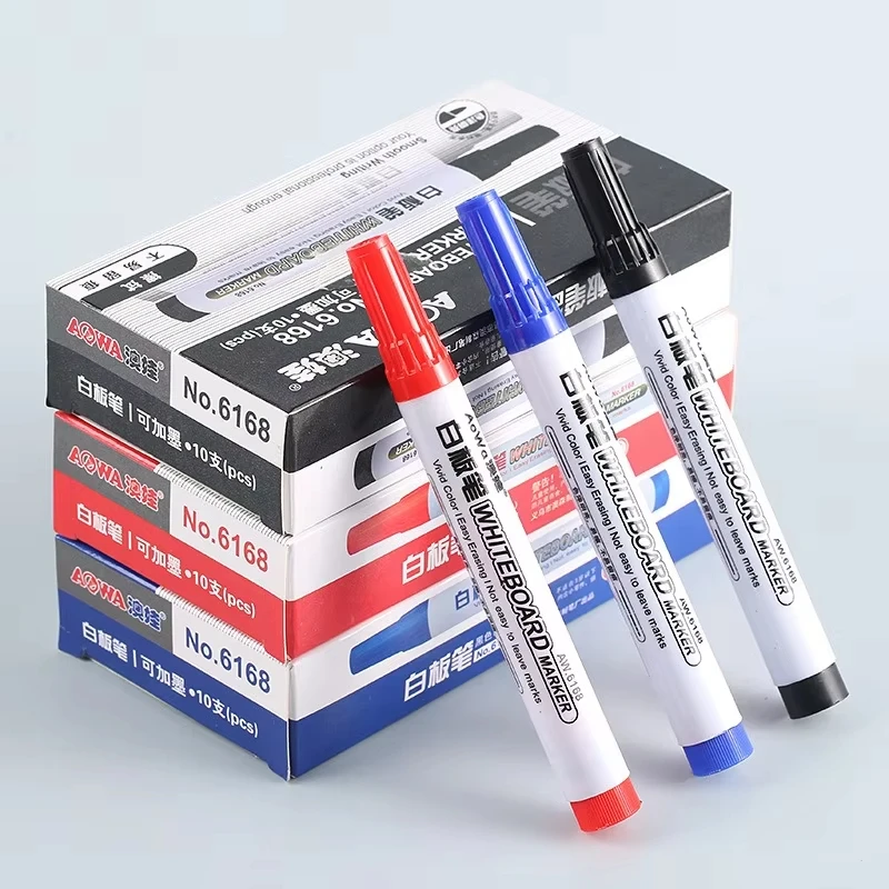 3-60Pcs Erasable Magnetic Whiteboard Marker Pen Blackboard Marker Chalk Glass Ceramics Office School Art Marker Stationery thumbnail 5