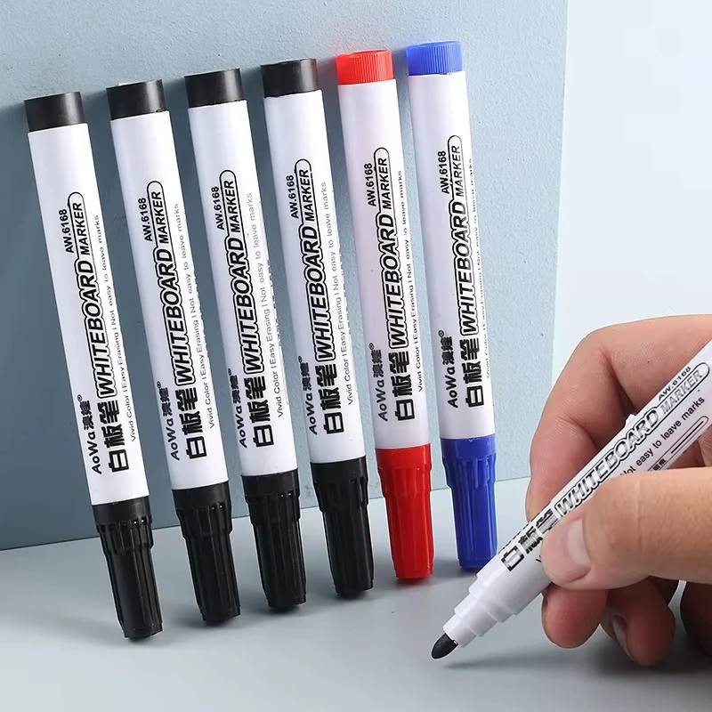 3-60Pcs Erasable Magnetic Whiteboard Marker Pen Blackboard Marker Chalk Glass Ceramics Office School Art Marker Stationery thumbnail 6
