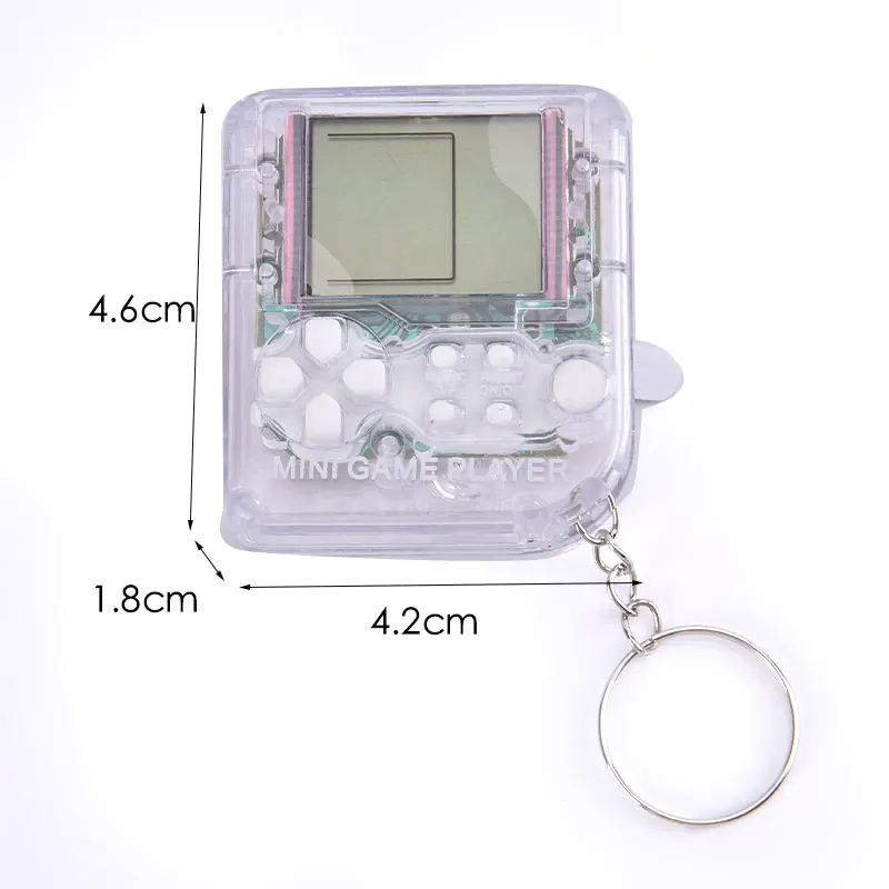 Pocket Mini Classic Game Machine Keychain Children's Handheld Retro Nostalgic Game Console With Keyring Video Game 26 Games Gift thumbnail 6