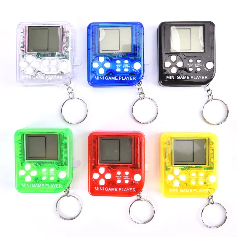 Pocket Mini Classic Game Machine Keychain Children's Handheld Retro Nostalgic Game Console With Keyring Video Game 26 Games Gift thumbnail 5