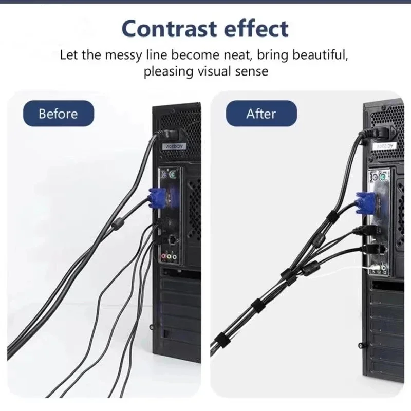 Cable Organizer Ties Tearable Cable Protector Management For Phone Mouse Earphone Data Wire Holder Cord Protection Organizer thumbnail 2