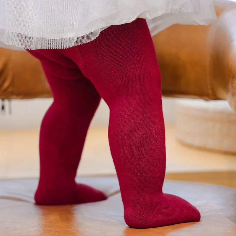 1 Pcs Girls Pantyhose Kids Knitted Leggings Stretchy Baby Toddler Long Socks For Spring Autumn thumbnail 5