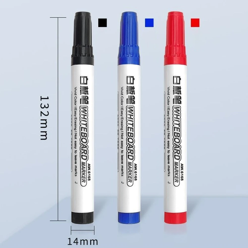 3-30Pcs Erasable Whiteboard Marker Pen Magnetic Blackboard Marker for Chalk Glass Ceramics Office School Art Stationery Supplies thumbnail 2