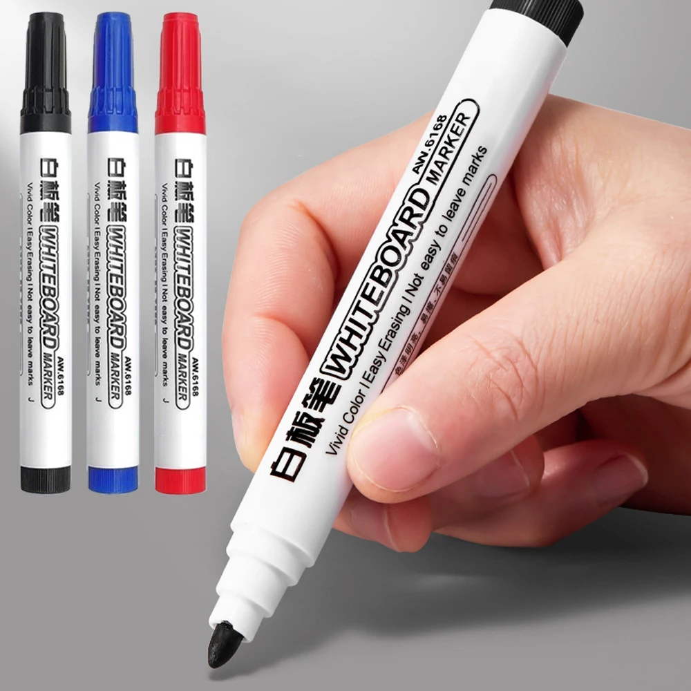 3-30Pcs Erasable Whiteboard Marker Pen Magnetic Blackboard Marker for Chalk Glass Ceramics Office School Art Stationery Supplies thumbnail 6