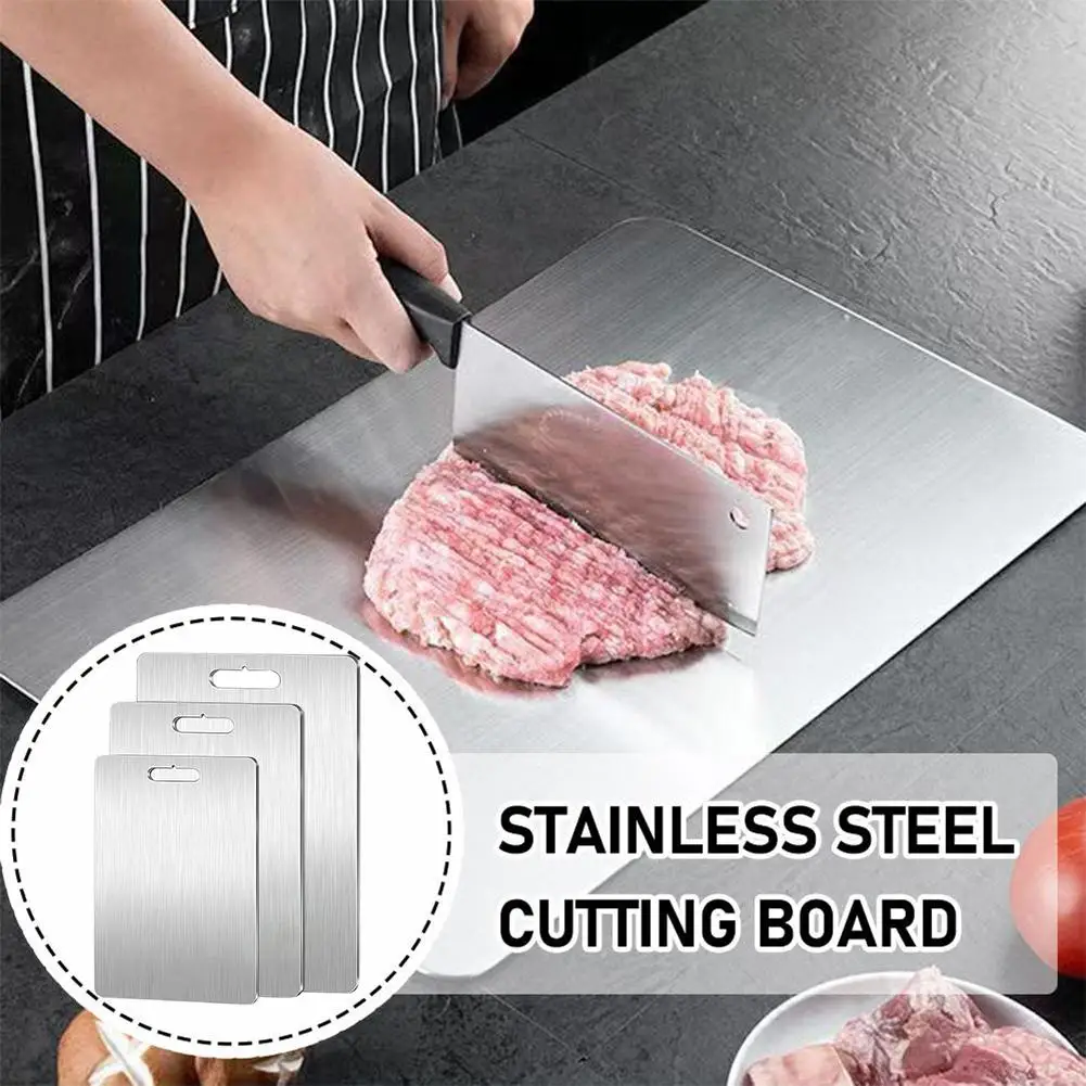 Titanium Cutting Boards for Kitchen Double-Sided Chopping Board Food Grade Cutting Mat Serving Tray Fruit Meat Chopping Board thumbnail 3