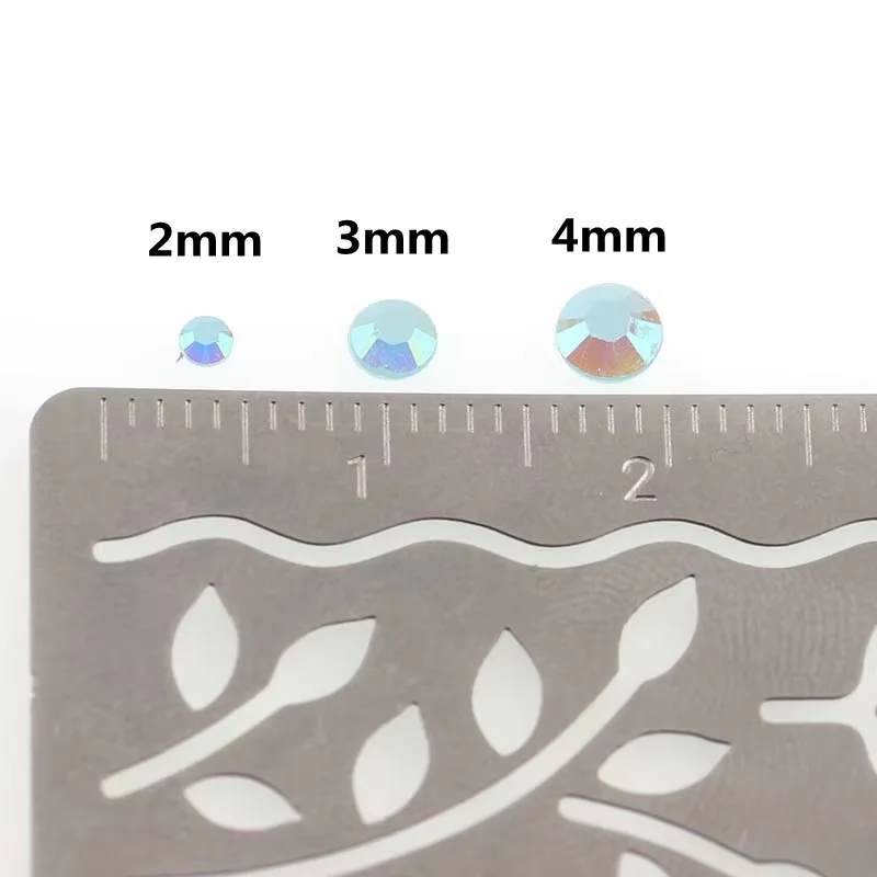 28 grid 3/4/5mm mixed color Jelly/resin drill rhinestone set DIY clothing nail drill phone drill glasses drill hat drill, etc thumbnail 4