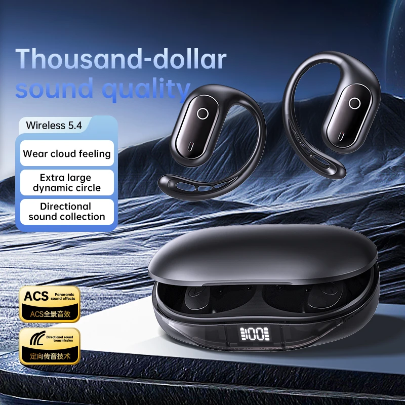 Wireless Translator Earbuds Real-Time Translation 144-Language Headphones Low Latency Bluetooth Headsets for Travel Businesses thumbnail 2