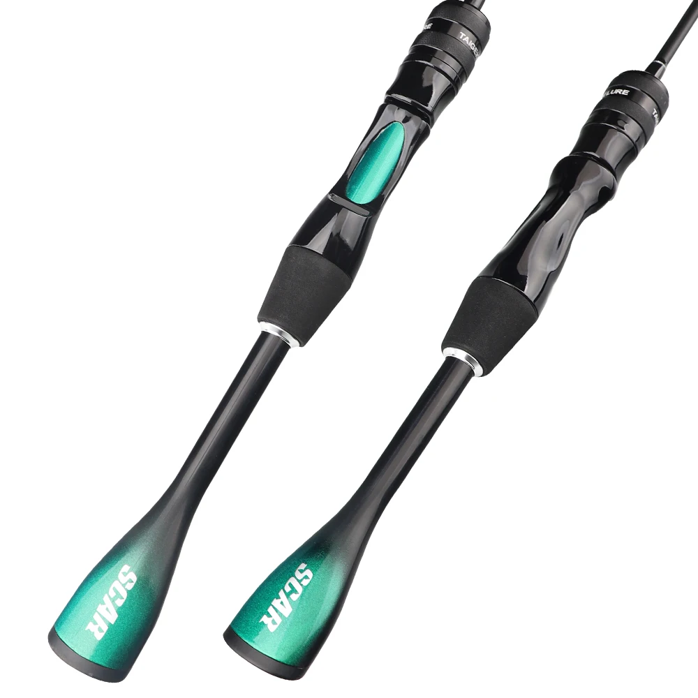 FISHINGFANS ORCA ULTRALIGHT UL SOLID TIP TAPERED HANDLE TROUT LAKE RIVER SPINNING CASTING FISHING ROD thumbnail 3