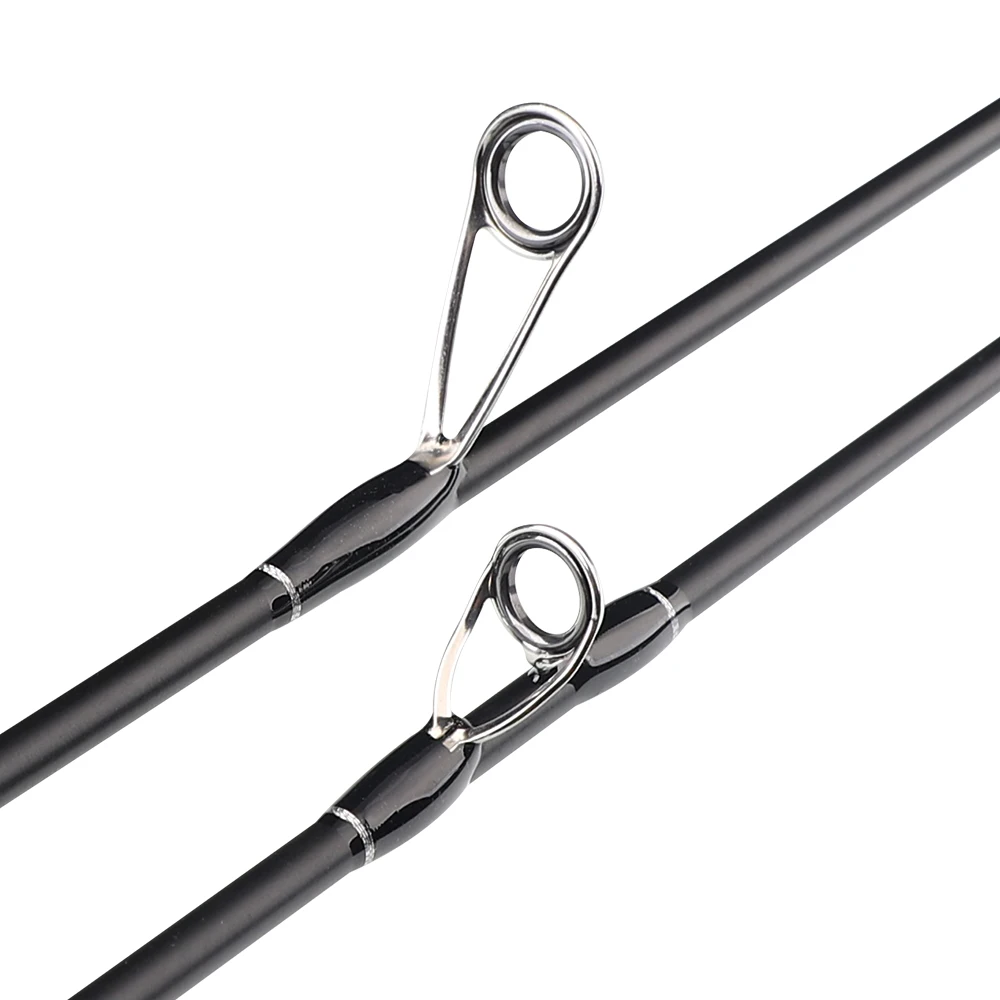 FISHINGFANS ORCA ULTRALIGHT UL SOLID TIP TAPERED HANDLE TROUT LAKE RIVER SPINNING CASTING FISHING ROD thumbnail 5