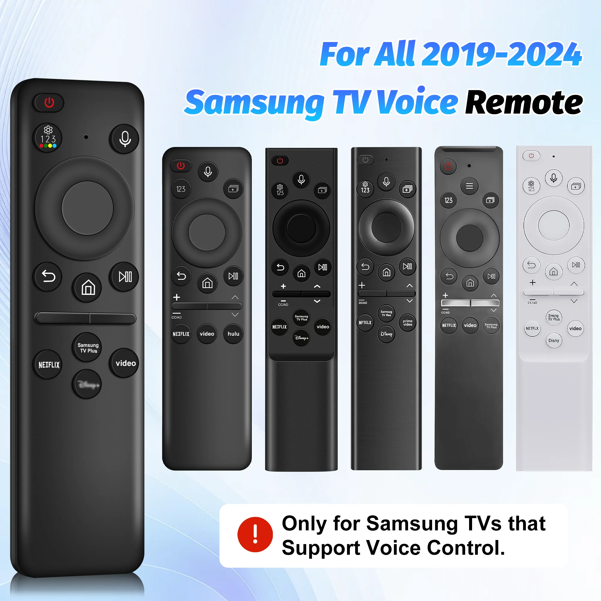 Voice Remote Control for Samsung Smart TV NEO QLED Replacement Solar Remote Control for Samsung TV Rechargable Remote Control thumbnail 5