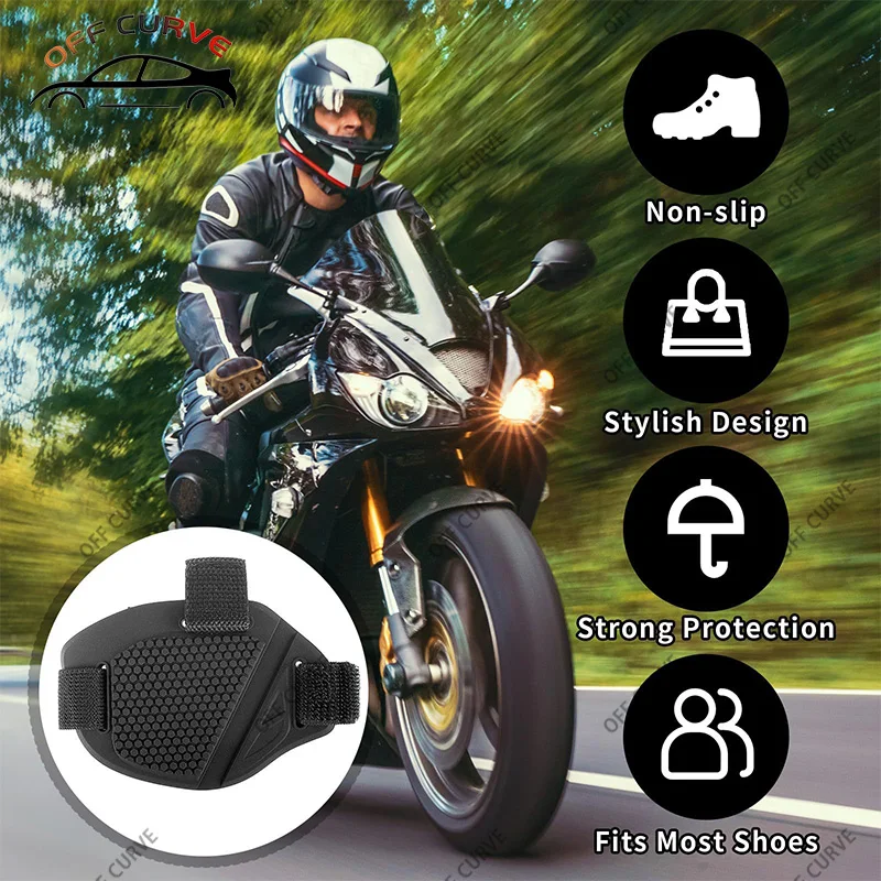 Motorcycle Shift Pad Anti-Slip Gear Shoes Cover Motorcycle Boots Cover Shifter Guards Protector Pad Accessorie thumbnail 3