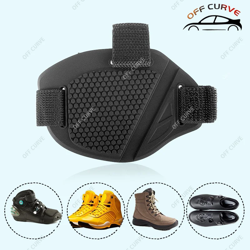 Motorcycle Shift Pad Anti-Slip Gear Shoes Cover Motorcycle Boots Cover Shifter Guards Protector Pad Accessorie thumbnail 5