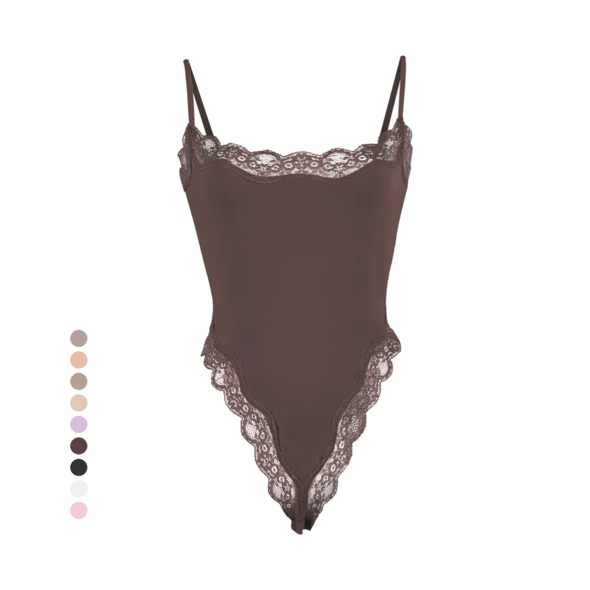 Lace Camisole Bodysuit Women Solid Sleeveless Backless Body Shaper Jumpsuit One Piece Sexy Slim Bodycon Rompers Summer Tank Tops