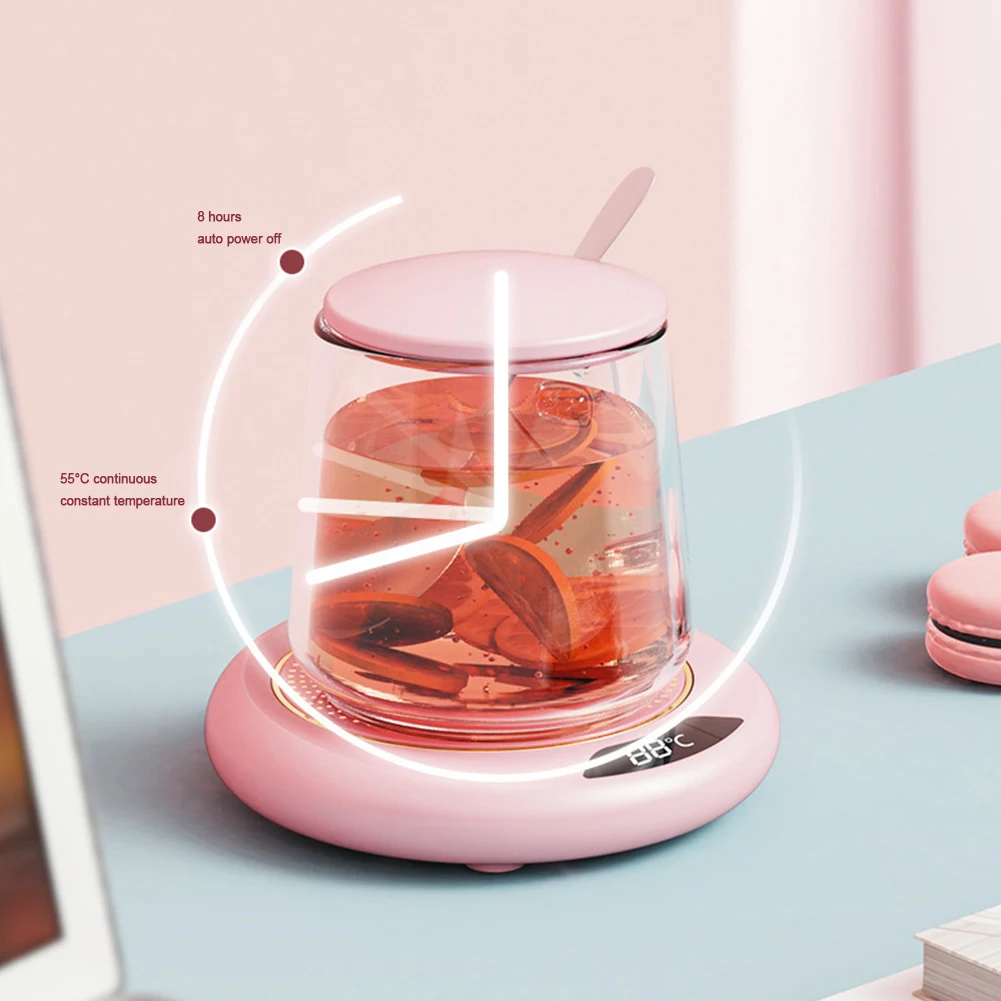 Coffee Mug Warmer 3 Temperature Setting Electric Coffee Warmer Heating Plate Portable Cup Warmer for Travel Office Desk Home Use thumbnail 5