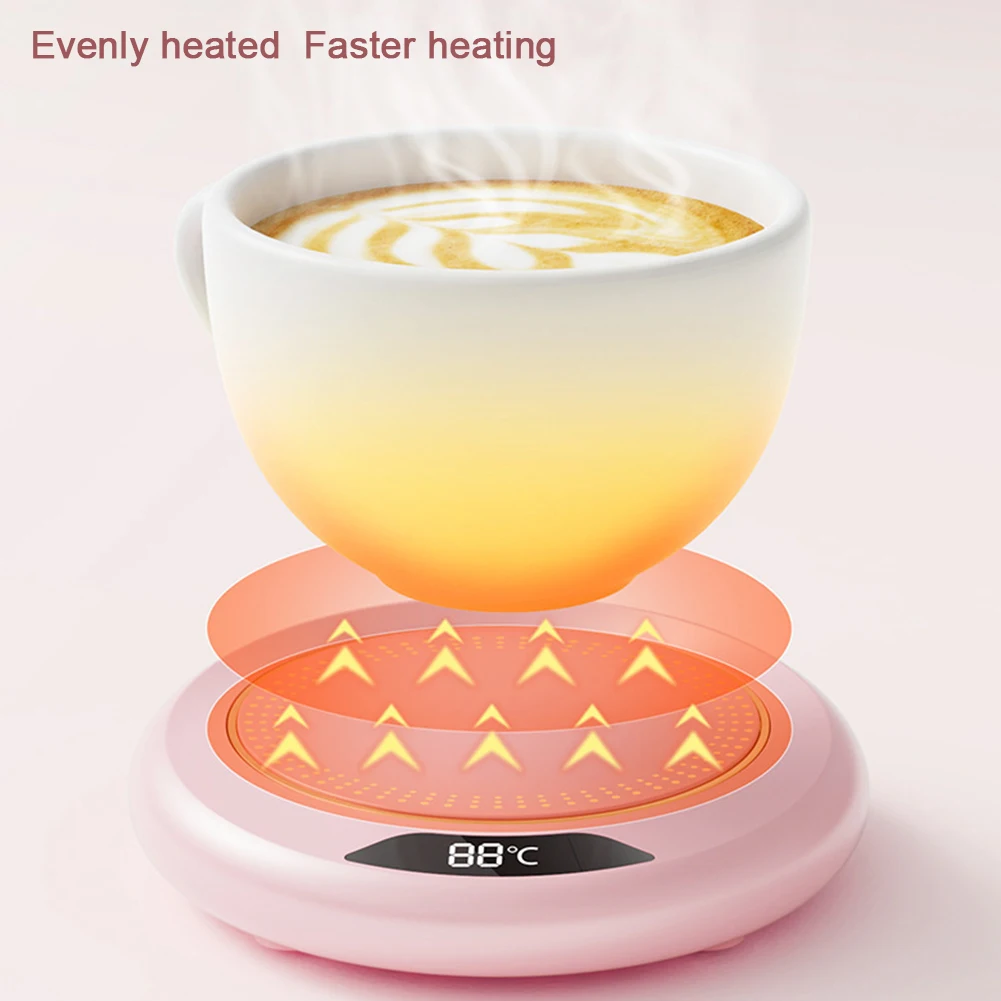 Coffee Mug Warmer 3 Temperature Setting Electric Coffee Warmer Heating Plate Portable Cup Warmer for Travel Office Desk Home Use thumbnail 6