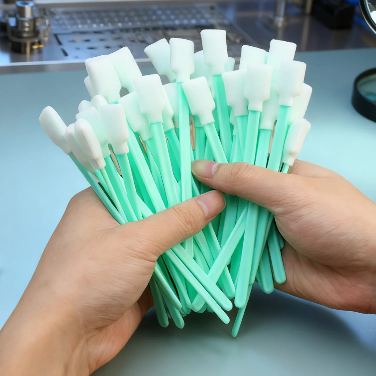 50-200Pcs Digital Camera Cleaning Brush Dust Free Sponge Swab for Earphone Mobile Phone Charge Port Machine Printer Cleaner Tool thumbnail 3