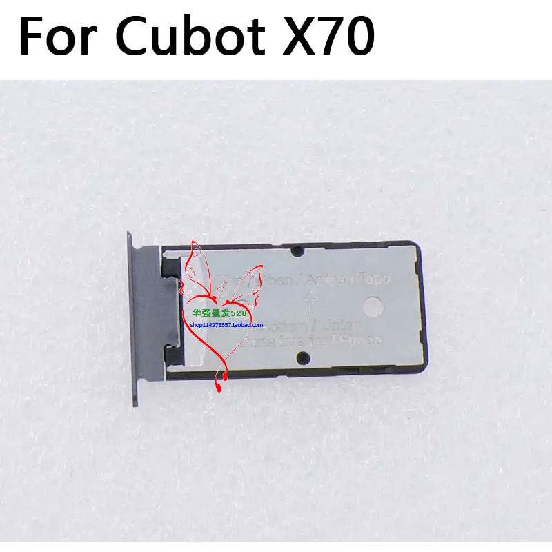 New Original Cubot X70 SIM Card Tray Cell Phone SIM Card Tray Slot Holder Adapter Accessories For CUBOT X70 Smart Phone thumbnail 2