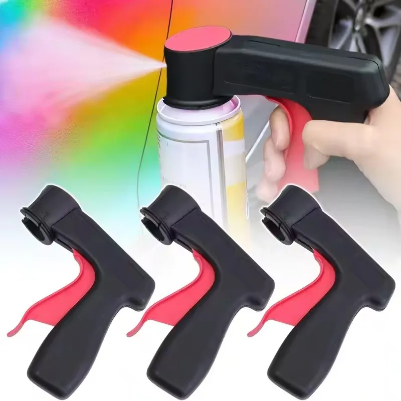 Car Paint Spray Can Trigger Handle Universal Aerosol Gun Grip Adapter with Full Hand Trigger for Auto Detailing and Maintenance thumbnail 2