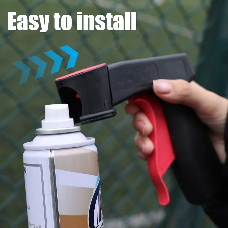 Car Paint Spray Can Trigger Handle Universal Aerosol Gun Grip Adapter with Full Hand Trigger for Auto Detailing and Maintenance thumbnail 3