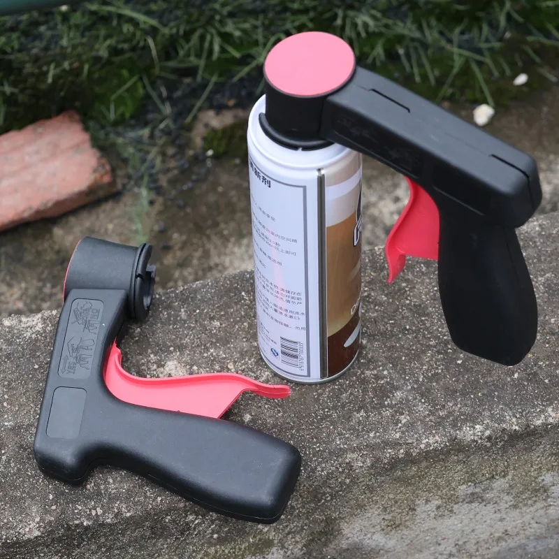 Car Paint Spray Can Trigger Handle Universal Aerosol Gun Grip Adapter with Full Hand Trigger for Auto Detailing and Maintenance thumbnail 4