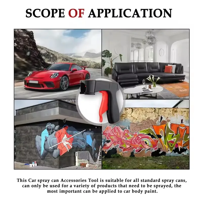 Car Aerosol Spray Can Handle Paint Gun Trigger Grip for Auto Painting Maintenance Polishing Car Care Tool Portable Accessories thumbnail 6