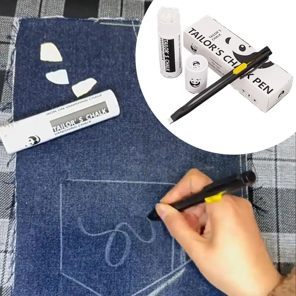Fabric Marker with Refill Heat Erasable Fabric Marker for Sewing Quilting Embroidery Washable Pen with for Cotton thumbnail 3