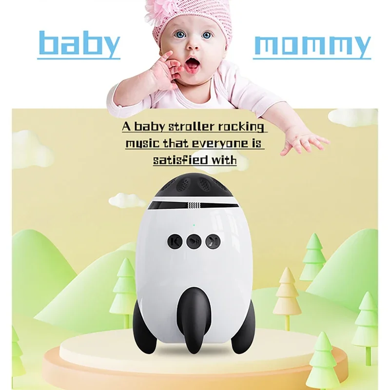 Baby Rocker Portable Baby Bouncer Can Play Lullabies To Help Babies Fall Asleep Baby Sleep Aid Newborn Essentials Best Gifts thumbnail 4