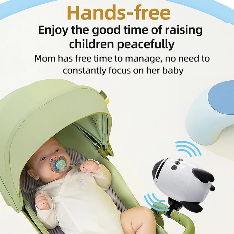 Baby Rocker Portable Baby Bouncer Can Play Lullabies To Help Babies Fall Asleep Baby Sleep Aid Newborn Essentials Best Gifts thumbnail 5
