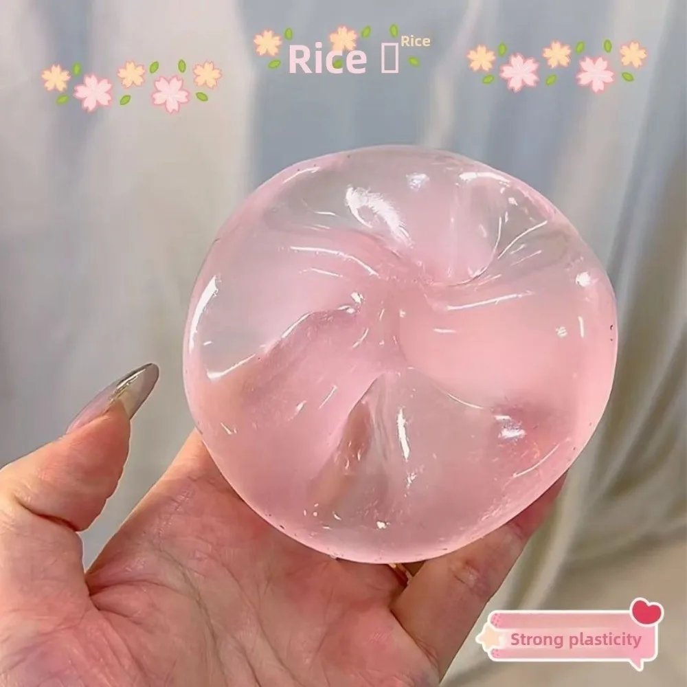 Blue Transparent Squishy Toys Slow Resilience Soft Material Anti Stress Sensory Fidgets Stress Relief Simulate Sensory thumbnail 3