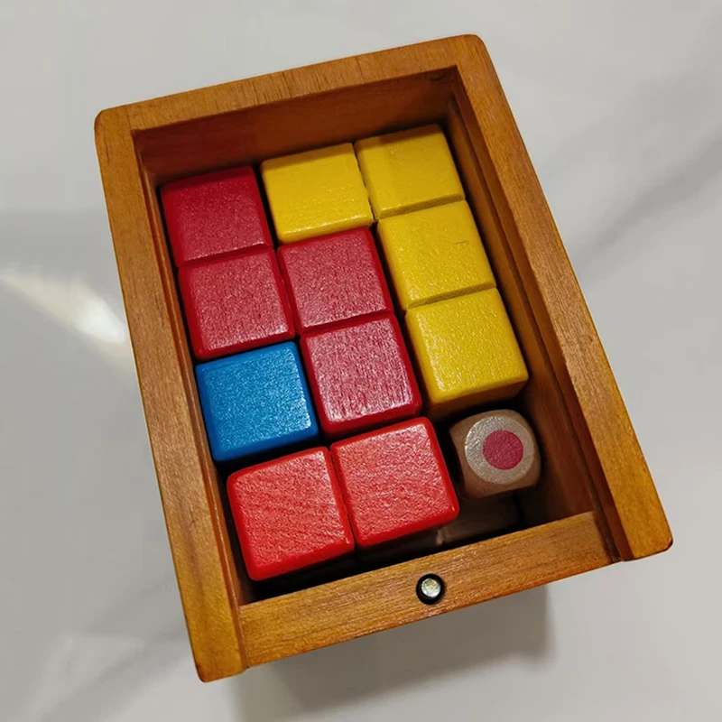 Wooden Magic Box Difficult Brain Teaser Geometric Puzzles for Adults Kids IQ Challenge Logical Thinking Games Educational Toys thumbnail 6