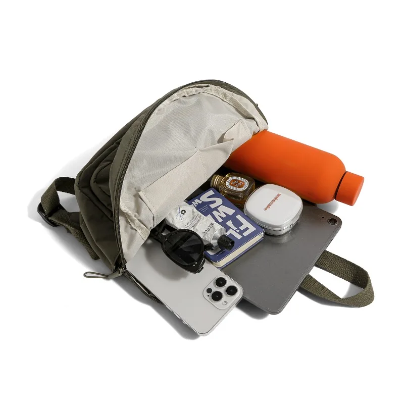 Japanese-Style Small Backpack for Women Ultra Lightweight Waterproof Hiking Small Bag Compact Design Perfect for Travel Shopping thumbnail 4