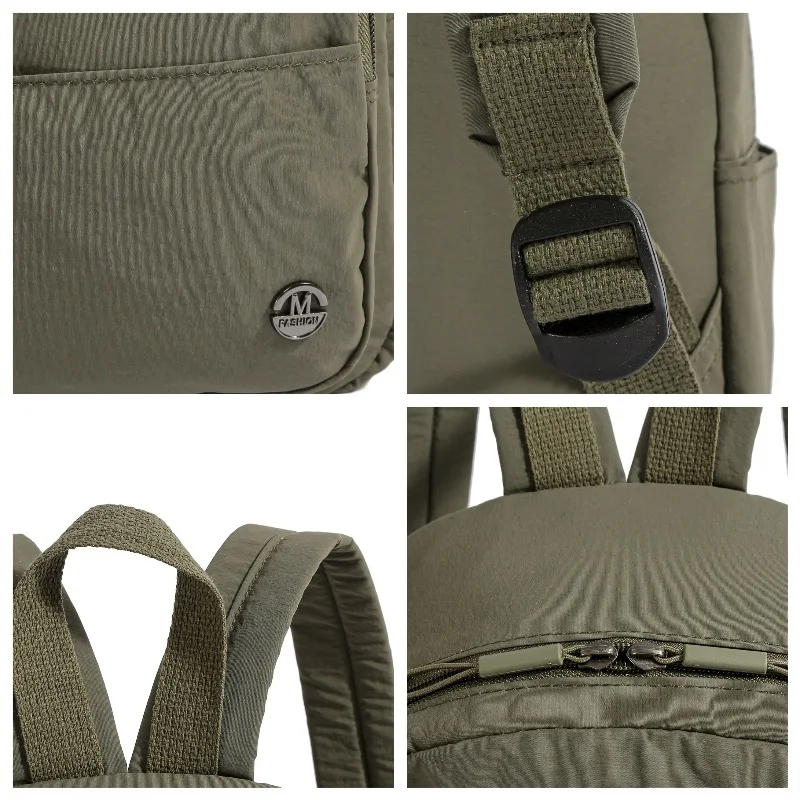 Japanese-Style Small Backpack for Women Ultra Lightweight Waterproof Hiking Small Bag Compact Design Perfect for Travel Shopping thumbnail 5