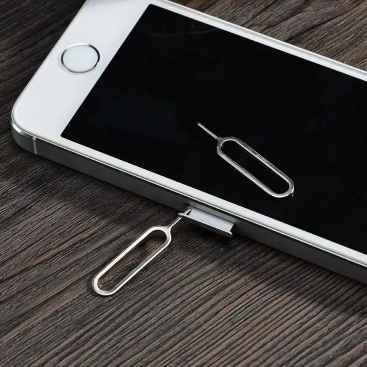 10pcs Anti-Lost Eject Sim Cards Tray Open Pin Needle Key Tool Ejetor for IPhone IPad Mobile Smartphone SIM Remover Accessories thumbnail 2