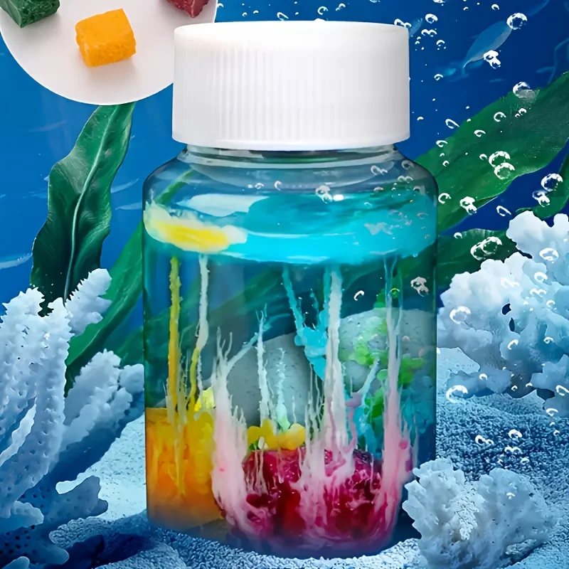 A Set of Magical Floating Garden Toolkit - DIY Water Stone Experiment Kit, Perfect Holiday Decoration and Gift, Plastic Material thumbnail 3