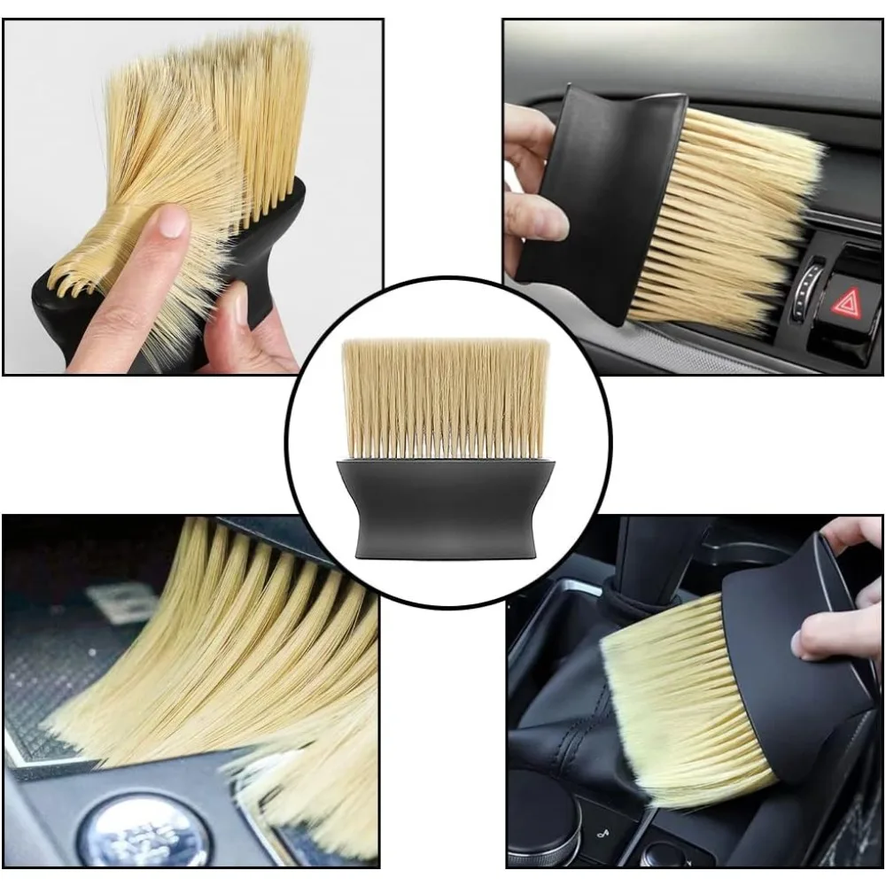 Car Wash Cleaning Detailing Brushes Automotive Interior Dust Brush Dashboard Air Outlet Cleaning Brush Auto Wheel Brush thumbnail 5