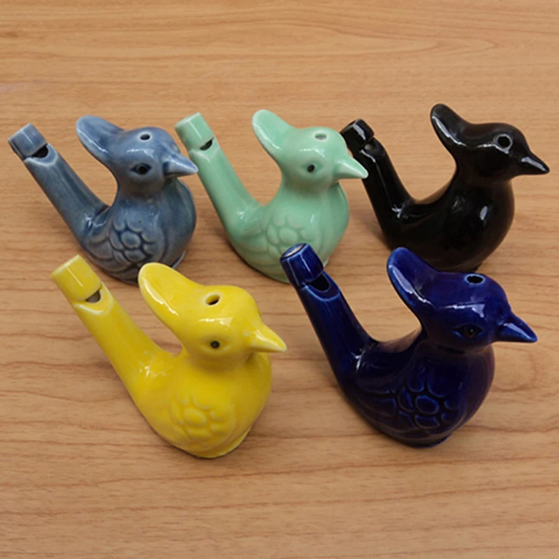 Ceramic Bird Whistle Musical Instrument Musical Toy for Kid Early Learning Educational Children Gift Toy thumbnail 5