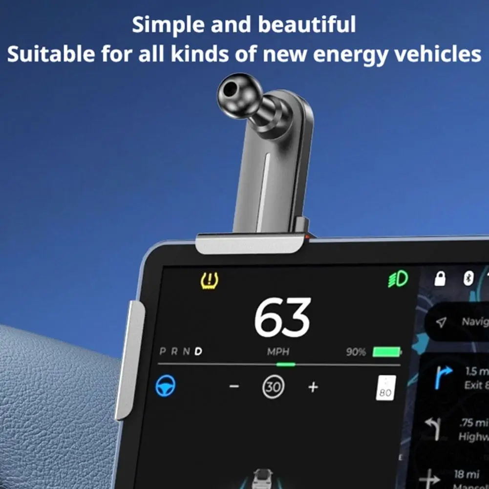 Large Screen Car Phone Holder, Car Suspension Center Control Screen, Navigation And Shooting Clip thumbnail 3