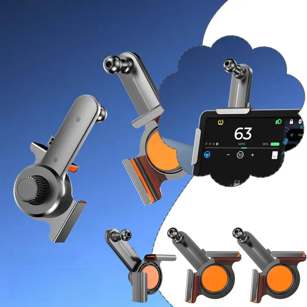 Large Screen Car Phone Holder, Car Suspension Center Control Screen, Navigation And Shooting Clip thumbnail 5