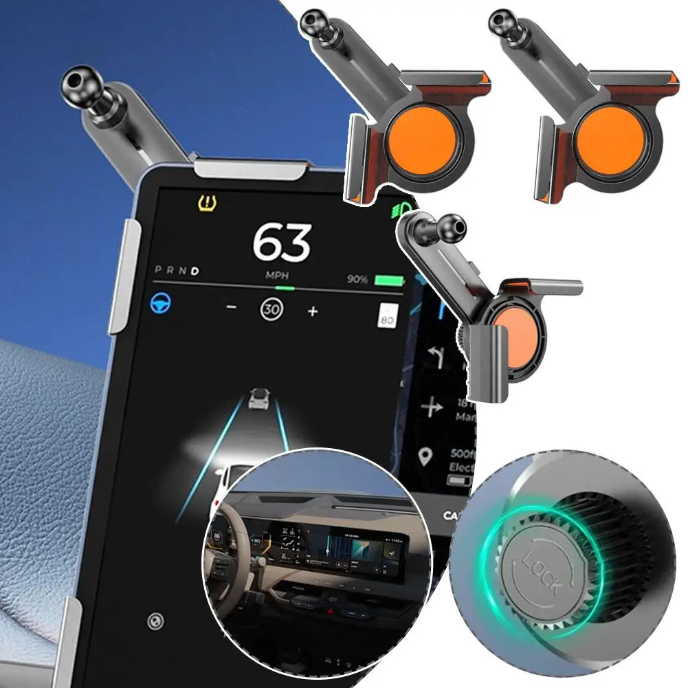 Large Screen Car Phone Holder, Car Suspension Center Control Screen, Navigation And Shooting Clip thumbnail 6