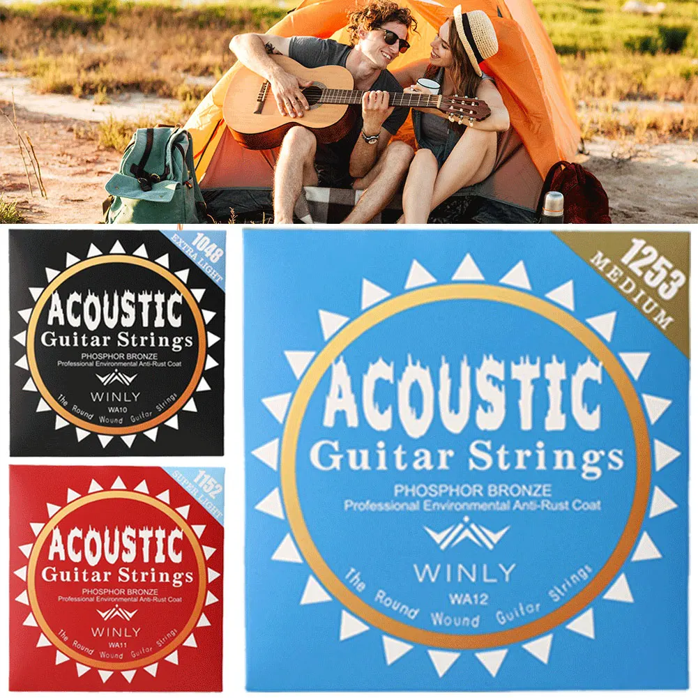 Acoustic Guitar Strings Classical Guitar Strings Phosphor Bronze Coating Guitar Strings for Guitar Professionals thumbnail 2