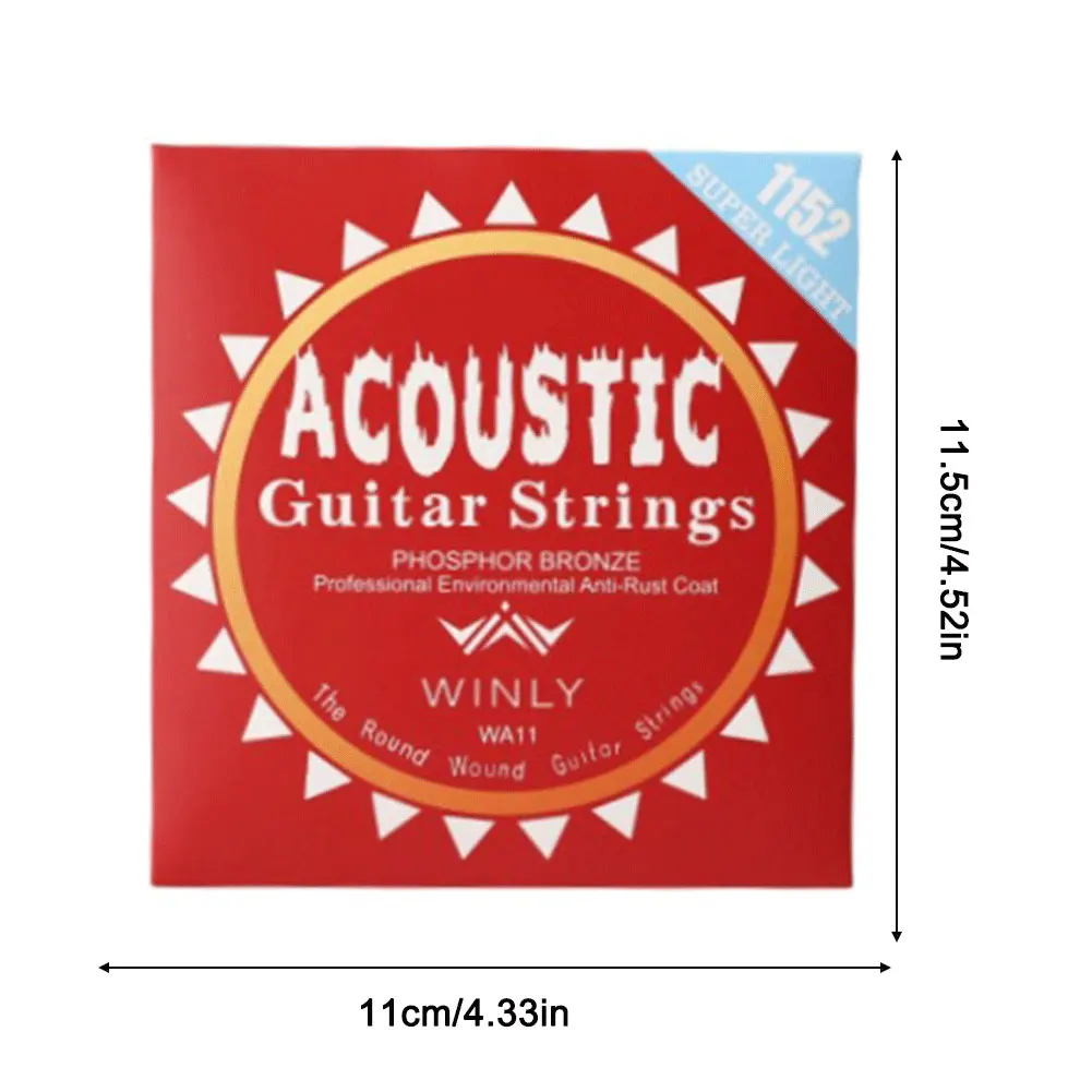 Acoustic Guitar Strings Classical Guitar Strings Phosphor Bronze Coating Guitar Strings for Guitar Professionals thumbnail 6