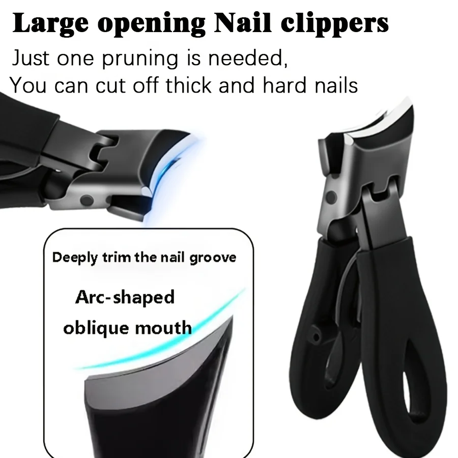 1/5Pcs Nail Care Kit for Ingrown & Thick Toenails - Heavy-Duty Clippers Set with Nail File, Cuticle Nippers, and Grooming Tools thumbnail 3