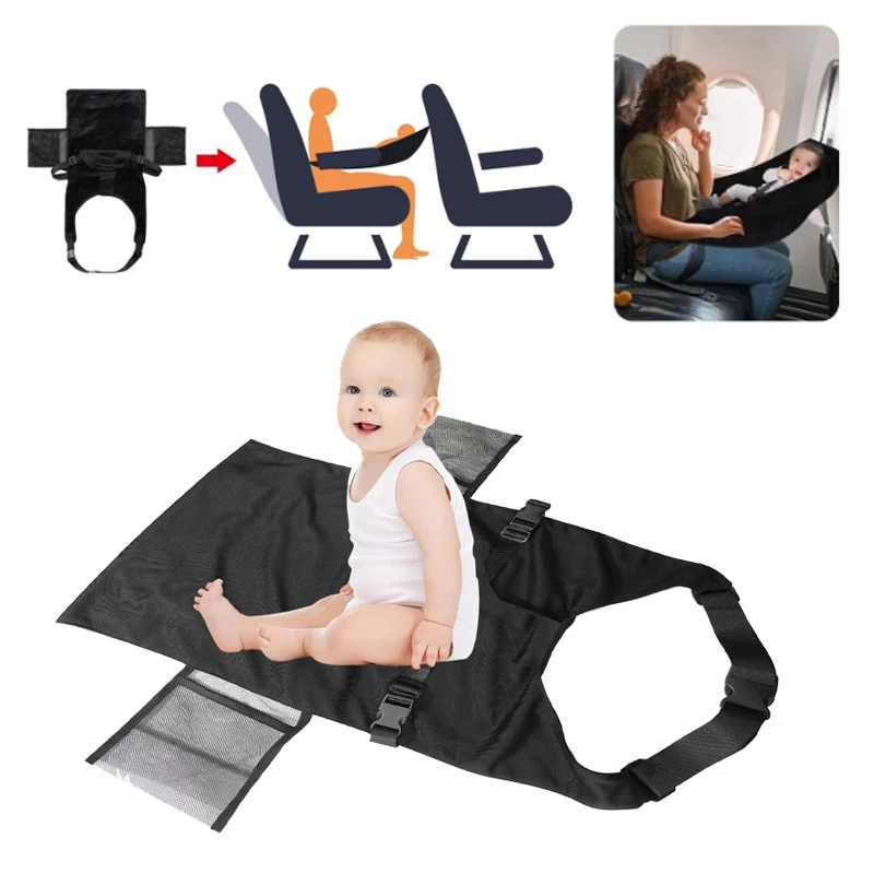 Toddler Airplane Seat Kids Airplane Seat Footrest Extender Portable Toddler Plane Foot Resting Pad for Children Kids Toddler